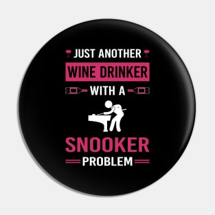 Wine Drinker Snooker Pin