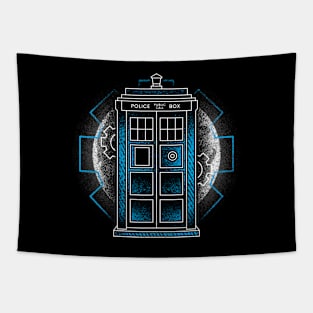 Moonlight Phone Box Tapestry