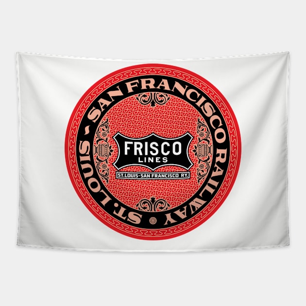 St Louis San Francisco Railway - Frisco Tapestry by Railroad 18XX Designs