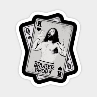 Retro Bruiser Brody Card Style Magnet