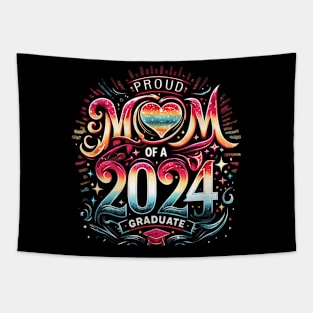 Proud Mom Of A Class 2024 Graduate Senior Tapestry