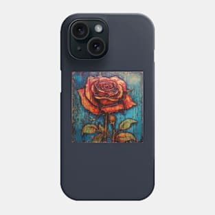 Art Brut Orange Rose Phone Case