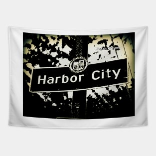 Harbor City, Los Angeles, California by Mistah Wilson Tapestry