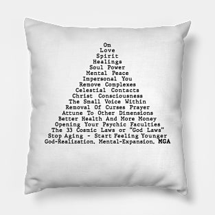 Om Pyramid Pillow