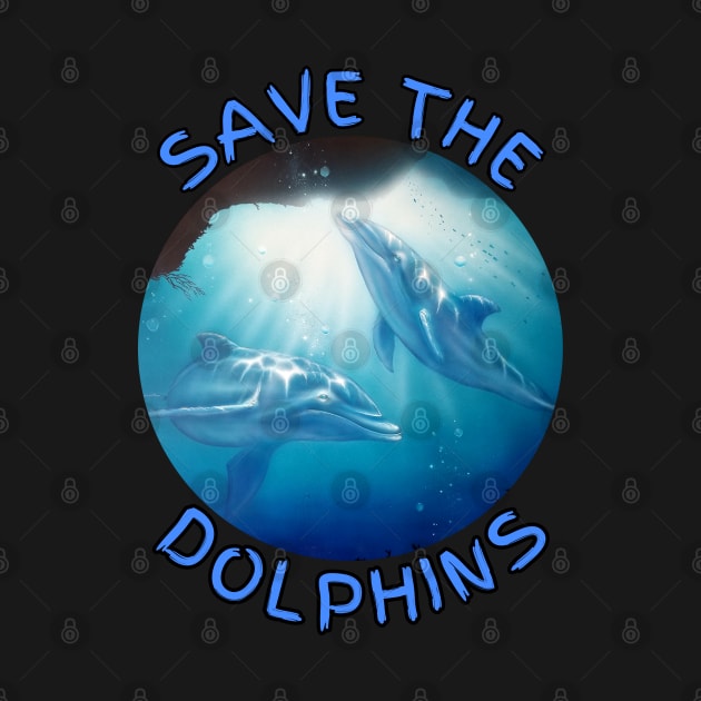 Save the Dolphins dolphin by Coreoceanart