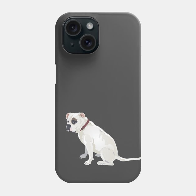 The Pale Boxer Phone Case by The Cuban Witch