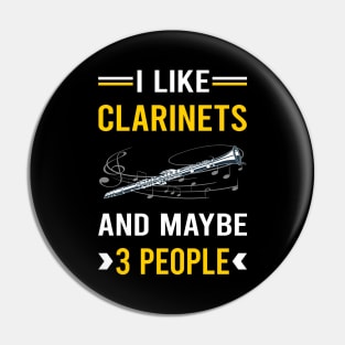 3 People Clarinet Pin