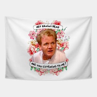 Panini Head Gordon Ramsay quote Tapestry