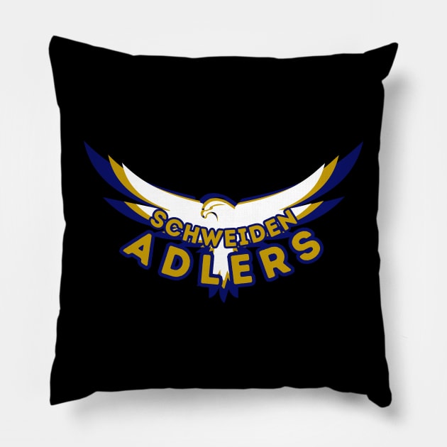 Schweiden Adlers Pillow by Blackpumpkins