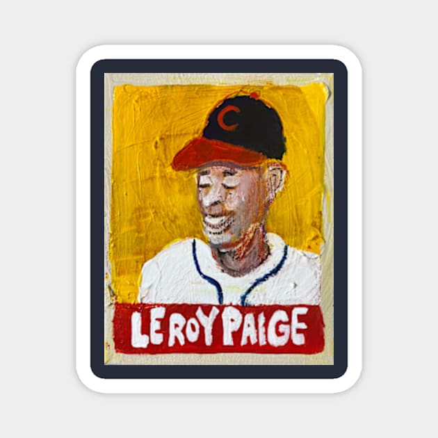 Satchel Paige Magnet by ElSantosWorld