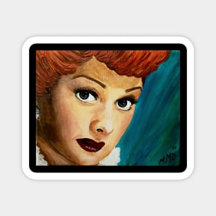 I Love Lucy Painting Magnet