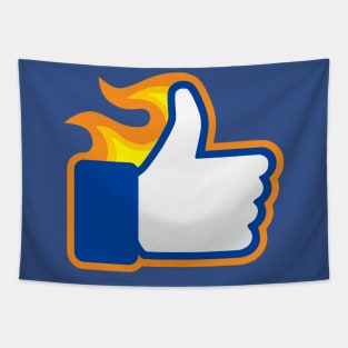 👍🏻 Embers of Approval: A Fiery Facebook Like 👍🏻 Tapestry