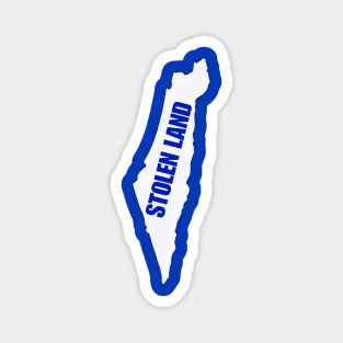 Israel IS Stolen Land - Israel Map - Double-sided Magnet