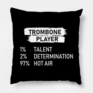 Trombone Player Pillow