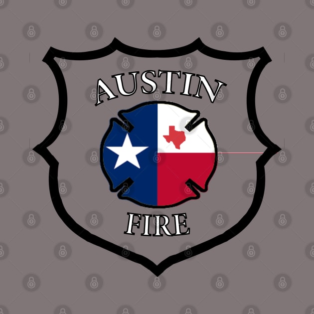 Lone Star Fire Work Shirt Logo by grfxdude