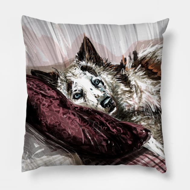 Grace´s portrait Pillow by belettelepink