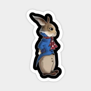 Digital Illustration of Peter Rabbit 04/04/23 - Storybook inspired art and designs Magnet