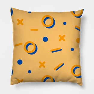 Abstract dots and line pattern Pillow