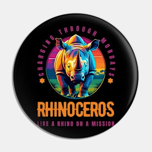 Rhino Style Pin