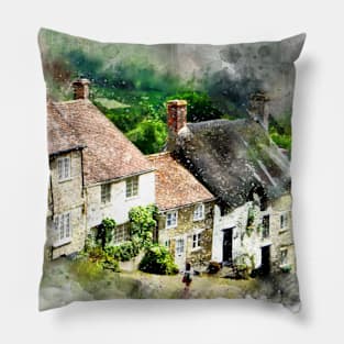 UK - Watercolor Pillow