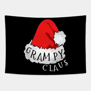 Grampy Claus Santa Hat Christmas Matching Family Pajama Tapestry