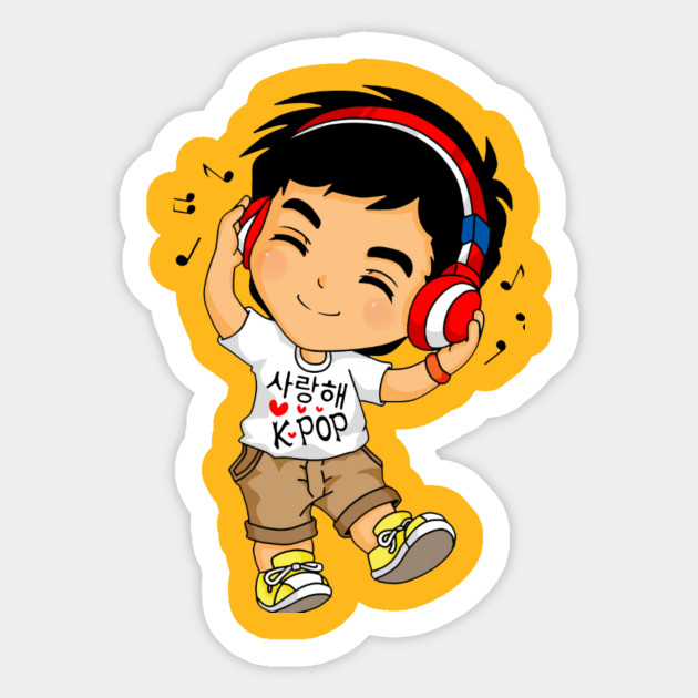 Listen To Music Listening To Music Sticker Teepublic Uk