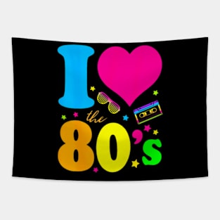 I love The 80'S 80's 90's costume Party Tee Tapestry