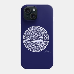 Basketball Ball leaf pattern Phone Case