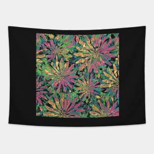 Firework Frizz-balls - Bold and Cool Tie Dye Style - Digitally Illustrated Abstract Flower Pattern for Home Decor, Clothing Fabric, Curtains, Bedding, Pillows, Upholstery, Phone Cases and Stationary Tapestry