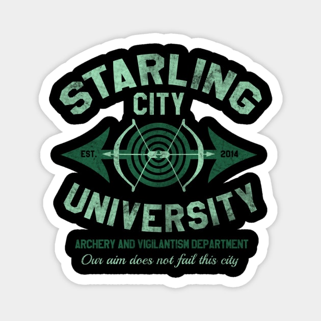 Starling City University Magnet by Arinesart