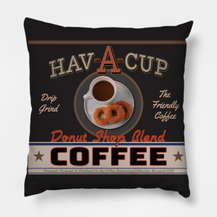 Hav-A-Cup Donut Shop Blend Coffee Pillow