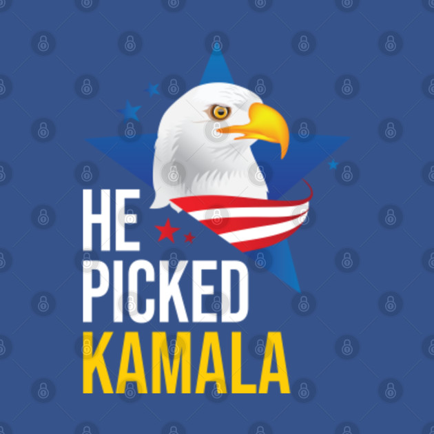 Discover He Picked Kamala - Joe Biden Kamala Harris 2020 - T-Shirt