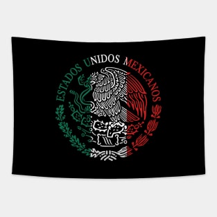 Escudo Nacional Mexicano - Emblema Tricolor Tapestry