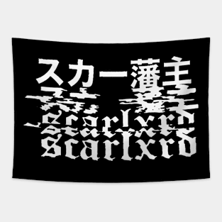 Scarlxrd White Xn Black Tapestry