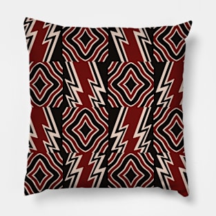 Tribal abstract pattern Rwanda style Pillow