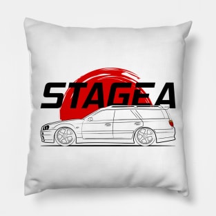 JDM Stagea Station Wagon Racing Pillow