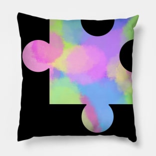 Colorful Puzzle (Autism) Pillow