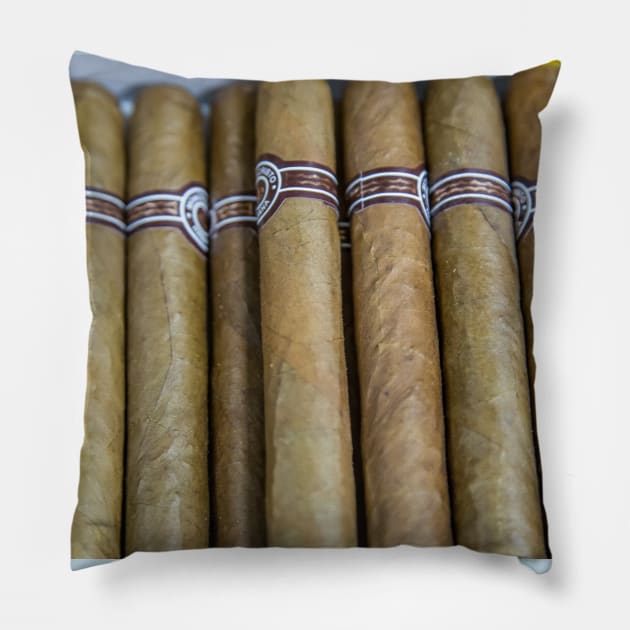 Cuba. Havana. Lots of Cigars. Pillow by vadim19