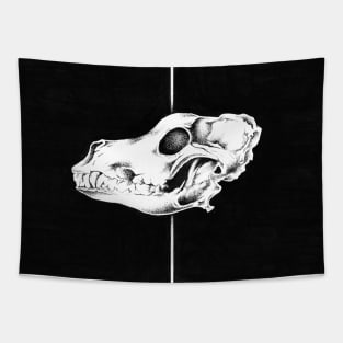 SKULL SERIES - THE WOLF Tapestry