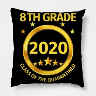 8th Grade 2020 Class Of The Quarantined Pillow