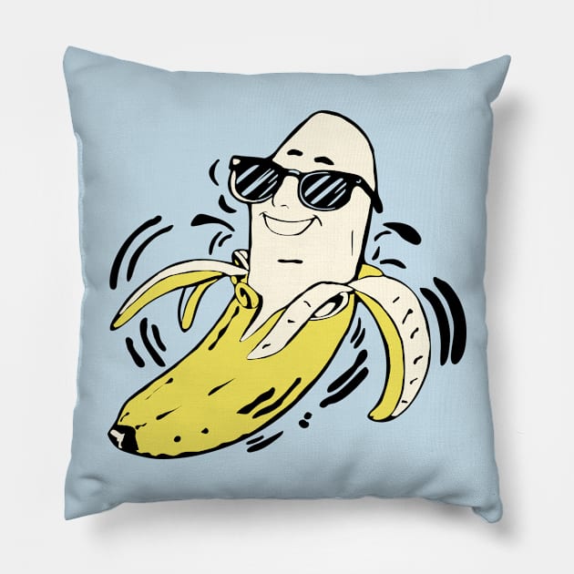 banana Pillow by Roocolonia