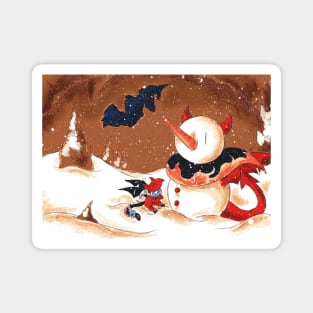 Underworld Snowman Magnet