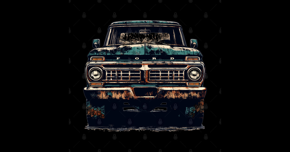 Ford F100 - Ford F100 - Sticker | TeePublic