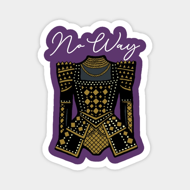 Six the Musical - Catherine of Aragon Magnet by m&a designs