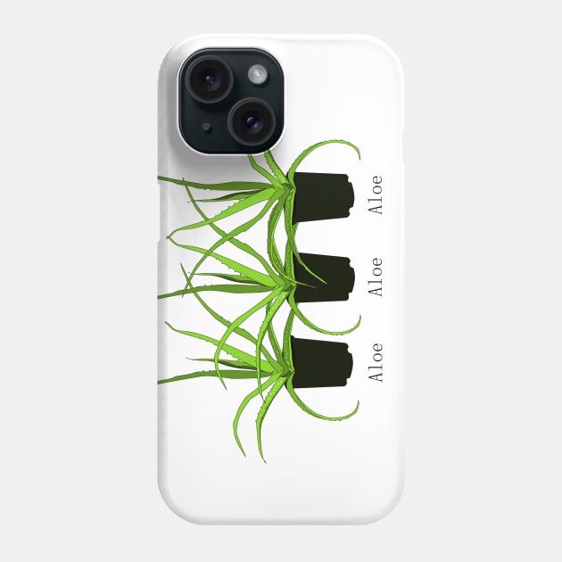 Aloe Aloe Aloe Phone Case by Byrnsey