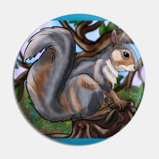Feeling Squirrelly Pin