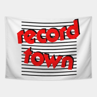 Record Town Defunct 1980s Mall Record Store Tapestry