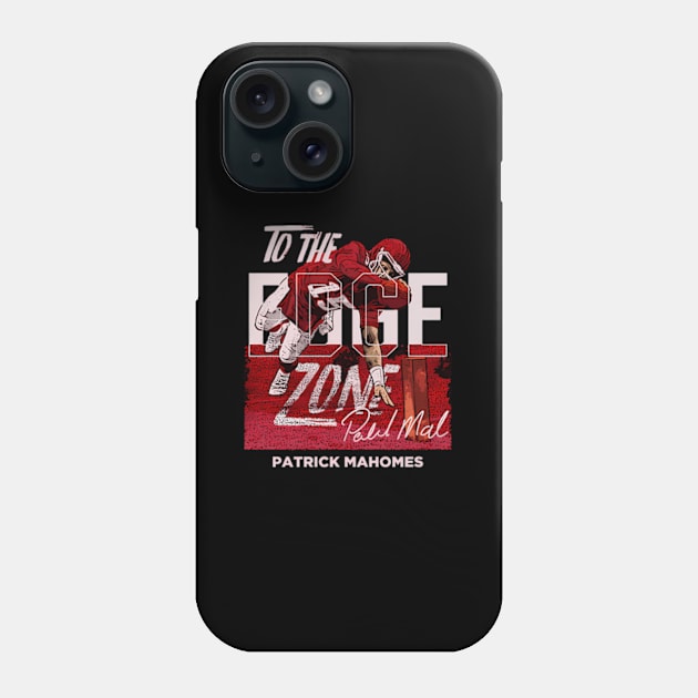 Patrick Mahomes Kansas City Edge Zone Phone Case by Sink-Lux