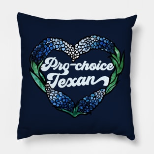 Pro Choice Texan Bluebonnets Pillow