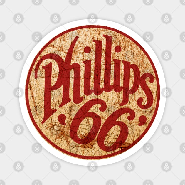 Phillips 66 Vintage oil and gas Magnet by Midcenturydave